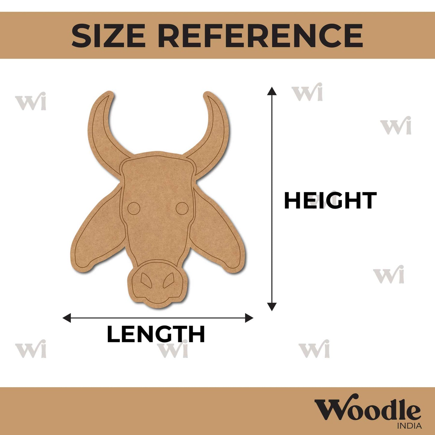 Cow Pre Marked MDF Design 4