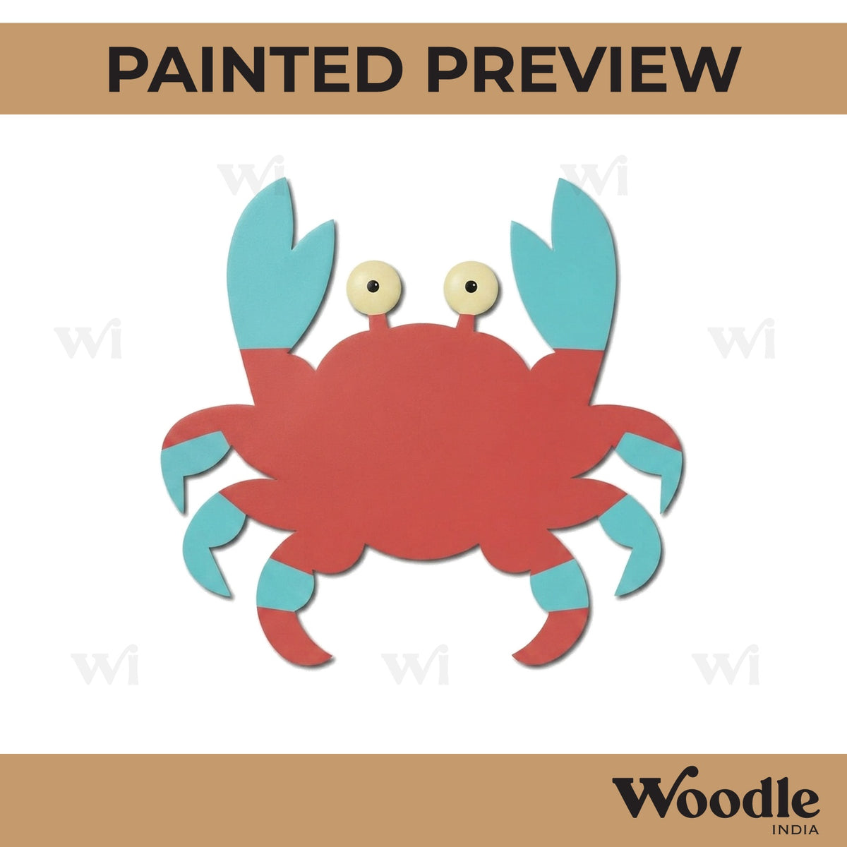 Crab Cutout MDF Design 2