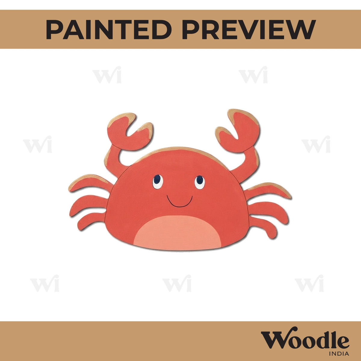 Crab Pre Marked MDF Design 2