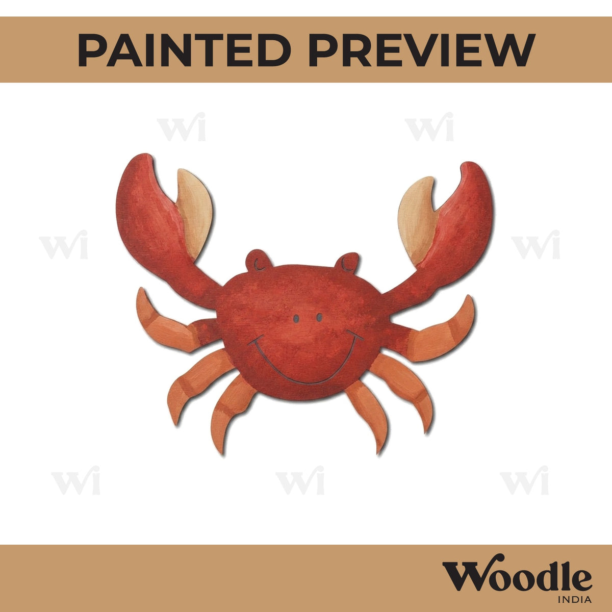 Crab Pre Marked MDF Design 3