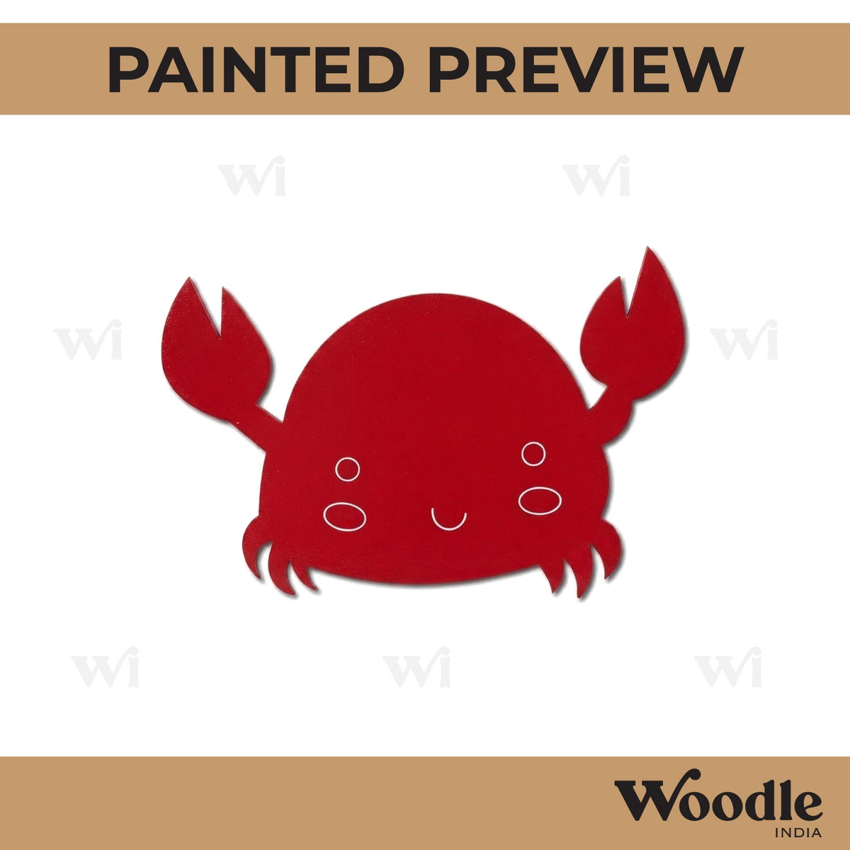 Crab Pre Marked MDF Design 4