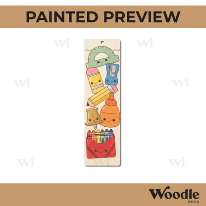 Craft Items Bookmark Pre Marked MDF Design 1