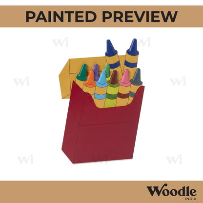 Crayons Pre Marked MDF Design 1