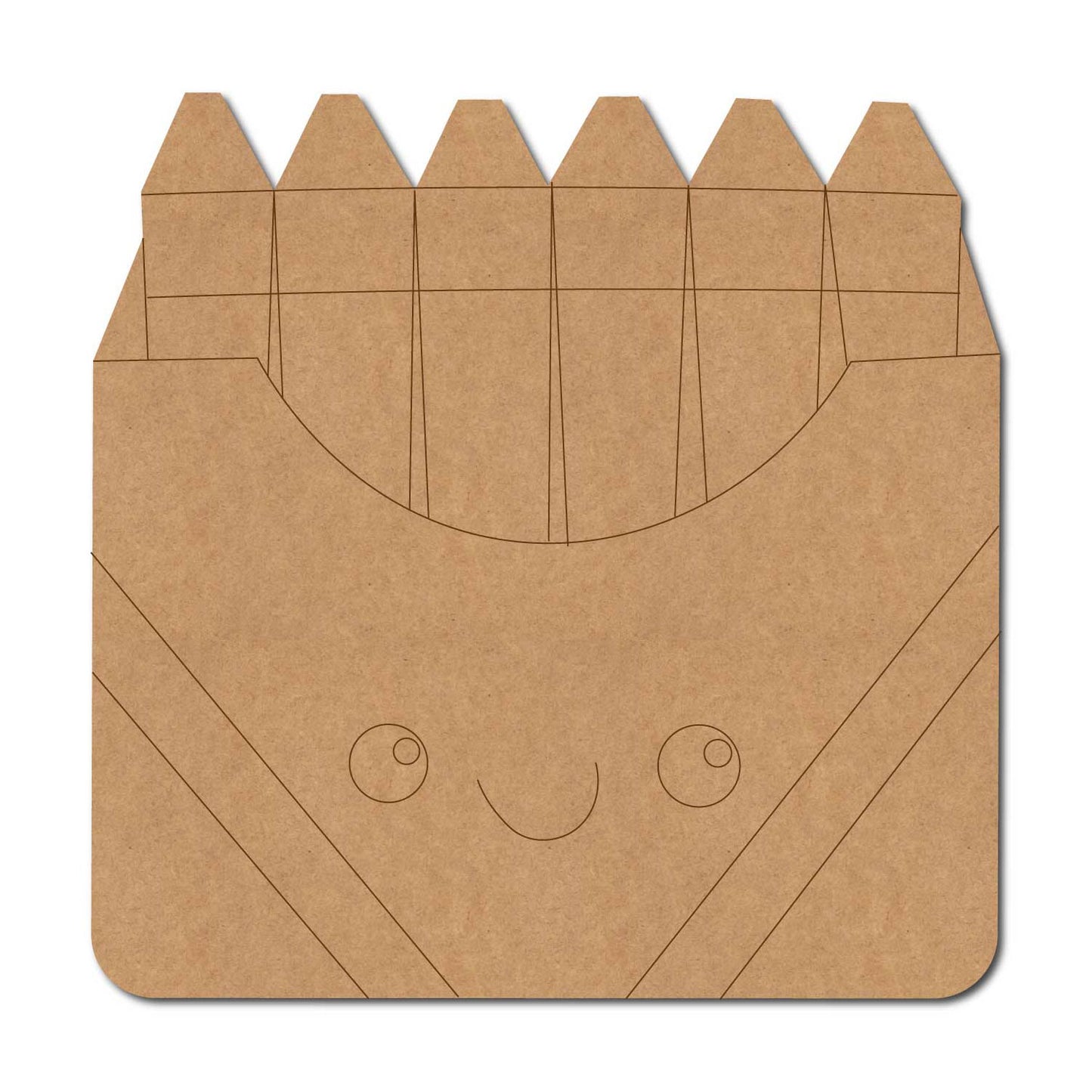 Crayons Pre Marked MDF Design 2