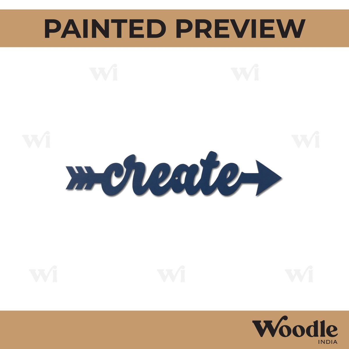 Create Arrow Cutout MDF Design 1