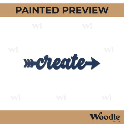 Create Arrow Cutout MDF Design 1