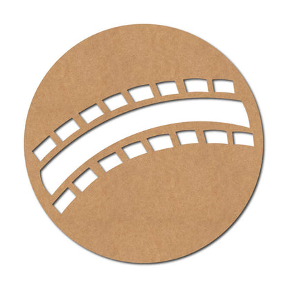 Cricket Ball Cutout MDF Design 1
