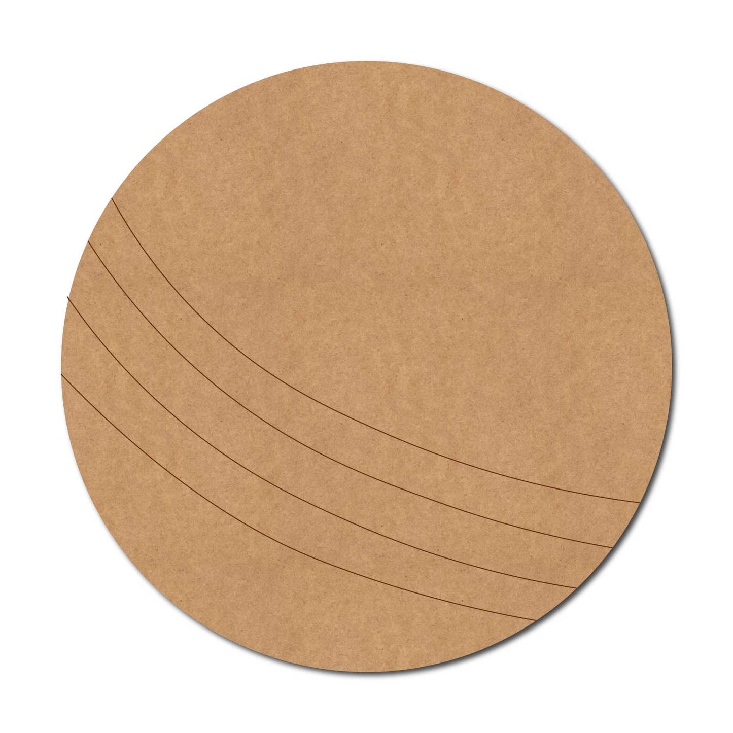 Cricket Ball Pre Marked MDF Design 1