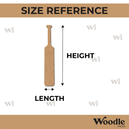 Cricket Bat Cutout MDF Design 1
