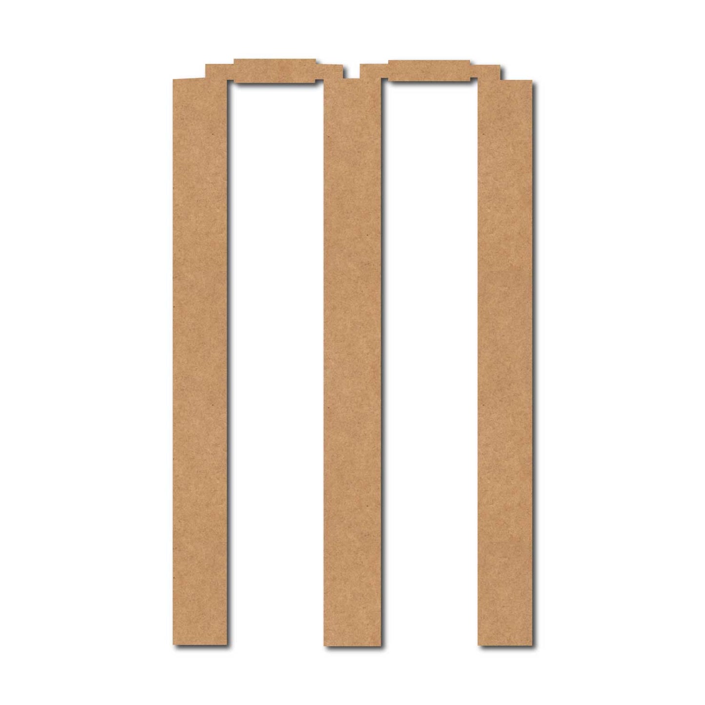 Cricket Wicket Cutout MDF Design 1