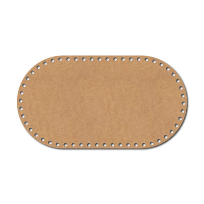 Crochet Oval Basket Bottom Cutout MDF Design 2