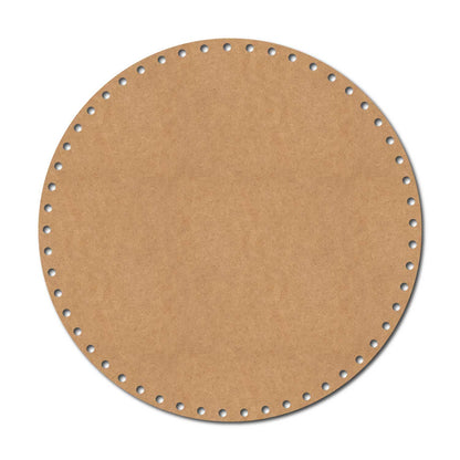 Crochet Round Basket Bottom Cutout MDF Design 1