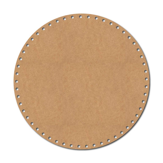 Crochet Round Basket Bottom Cutout MDF Design 1
