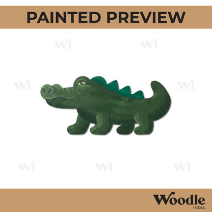 Crocodile Cutout MDF Design 2