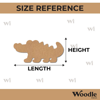Crocodile Cutout MDF Design 2