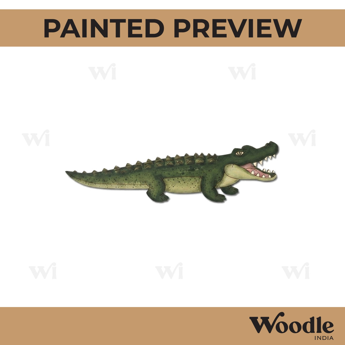 Crocodile Pre Marked MDF Design 2