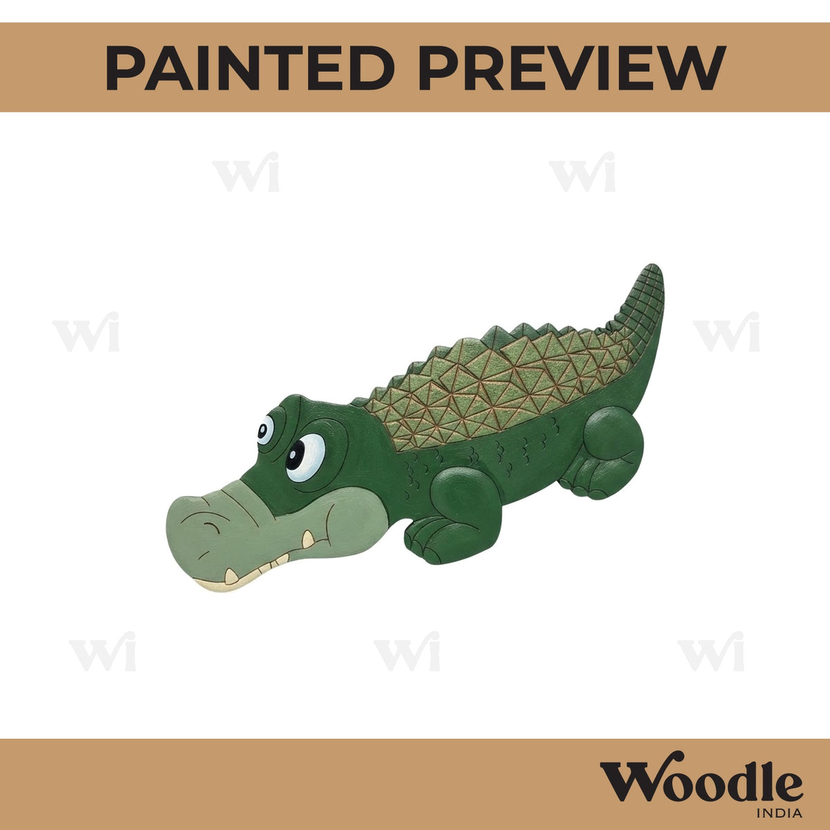 Crocodile Pre Marked MDF Design 3