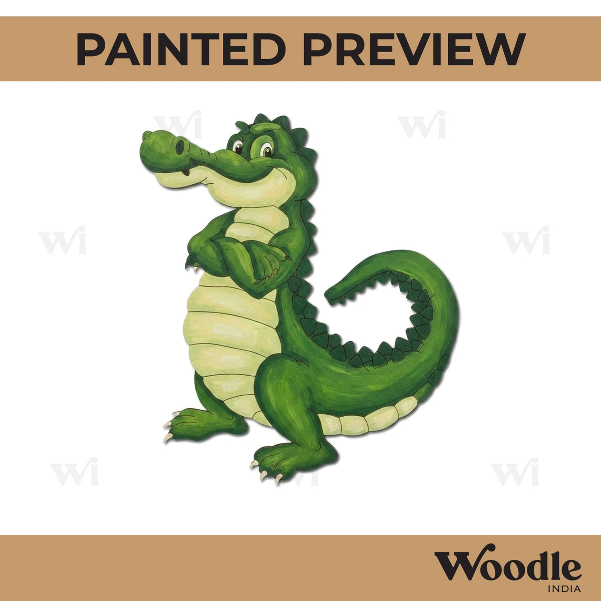 Crocodile Pre Marked MDF Design 5