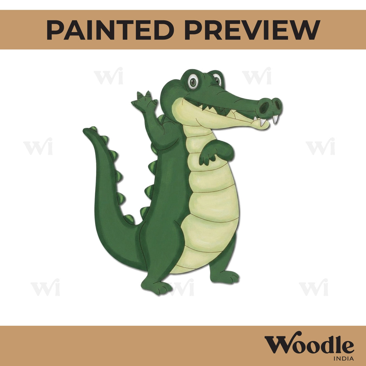 Crocodile Pre Marked MDF Design 6