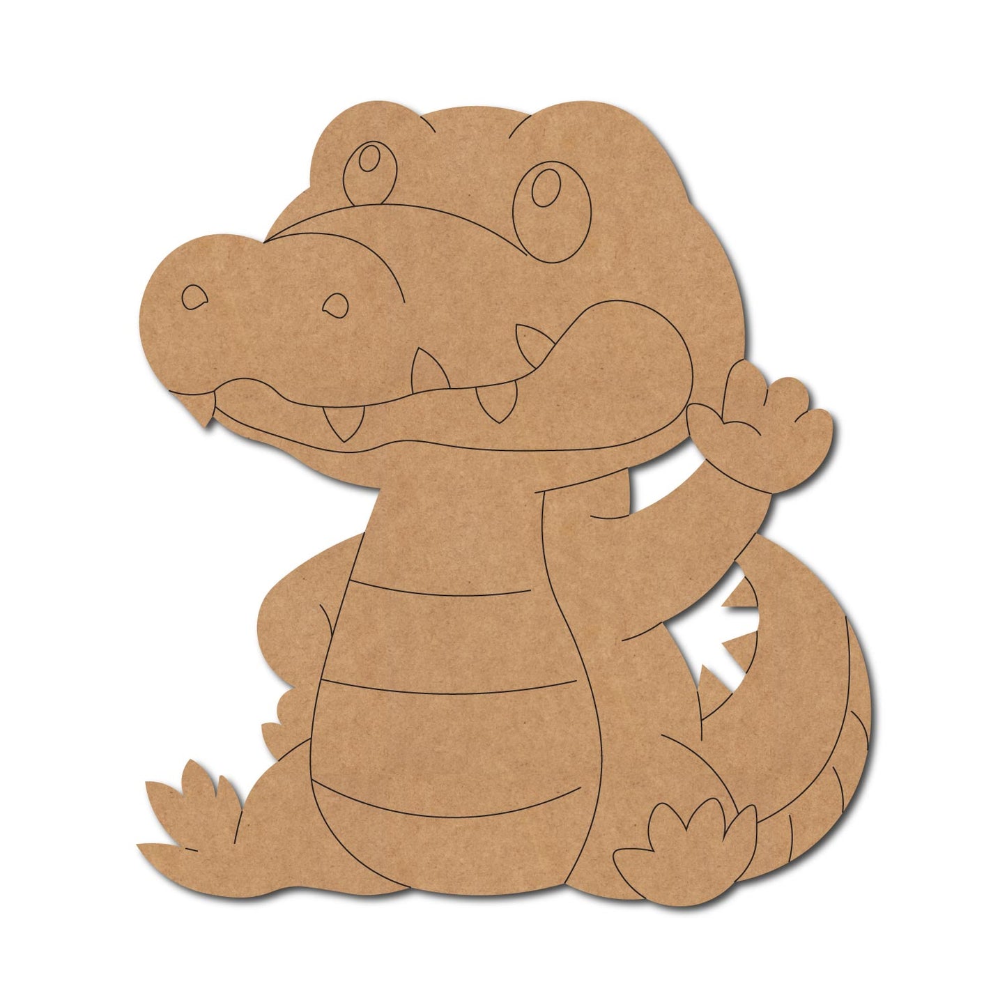 Crocodile Pre Marked MDF Design 7