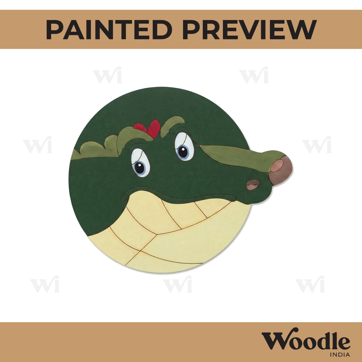 Crocodile Pre Marked MDF Design 8