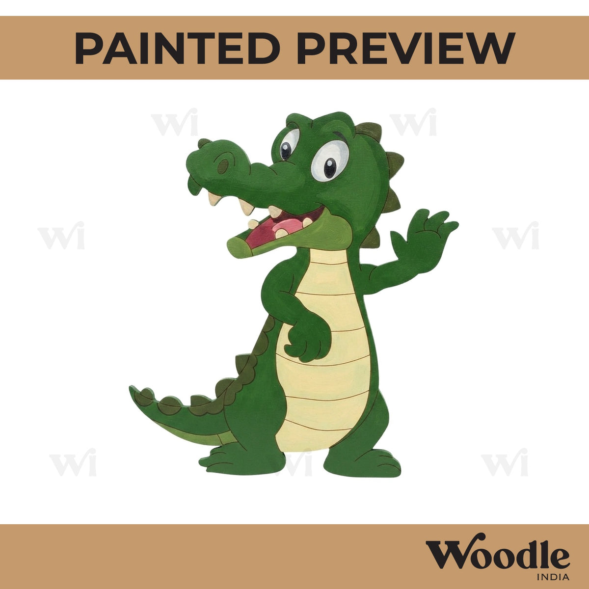 Crocodile Pre Marked MDF Design 9