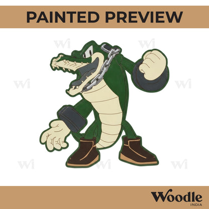 Crocodile Sonic Pre Marked MDF Design 1