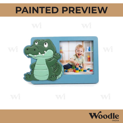 Crocodile Three Layered Photo Frame MDF Design 1