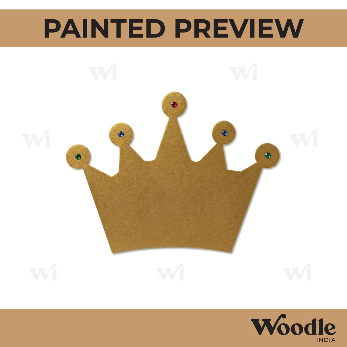 Crown Cutout MDF Design 3