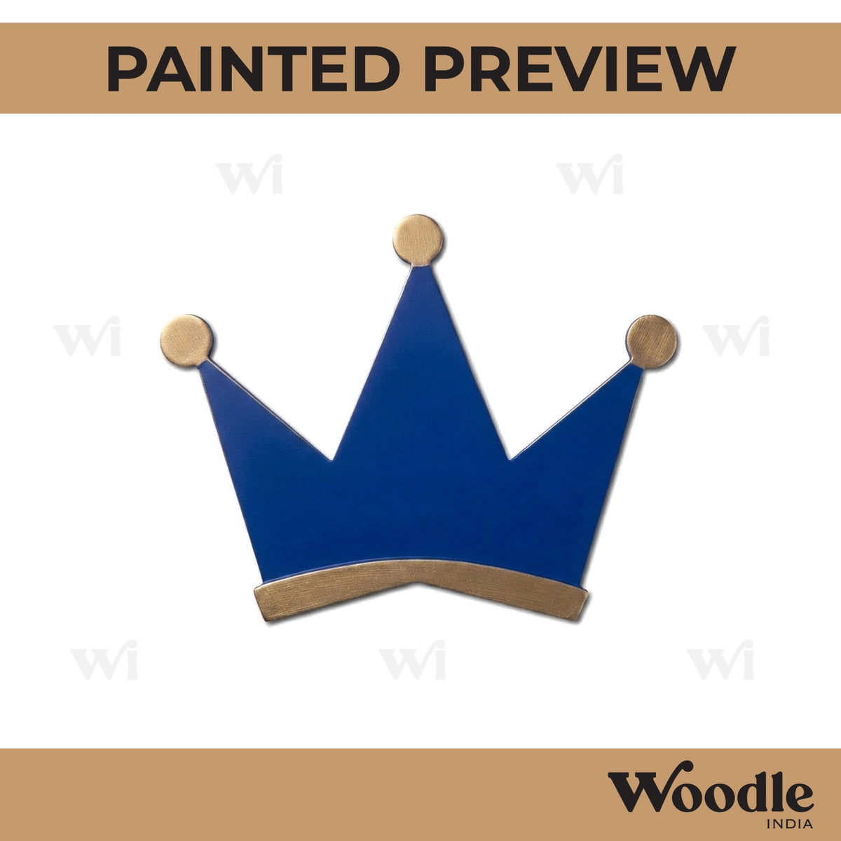 Crown Cutout MDF Design 5