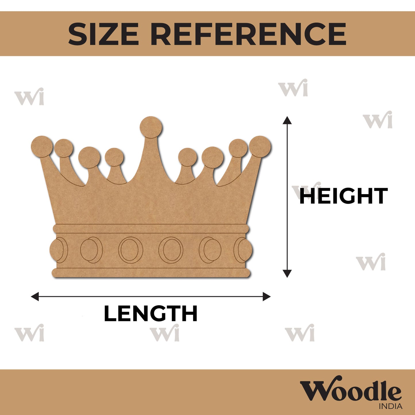 Crown Pre Marked MDF Design 2