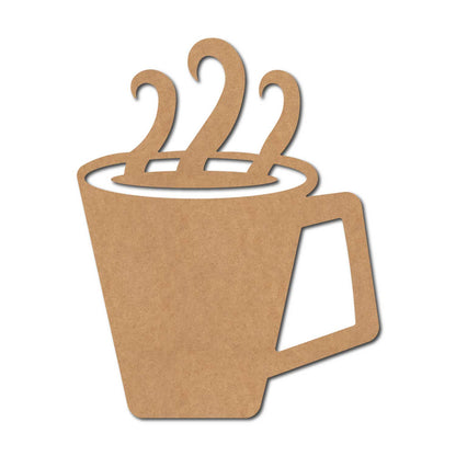 Cup Cutout MDF Design 7
