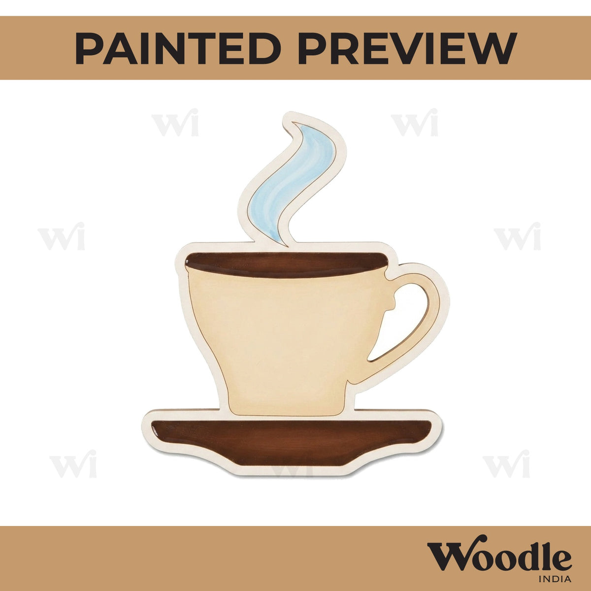Cup Pre Marked MDF Design 3