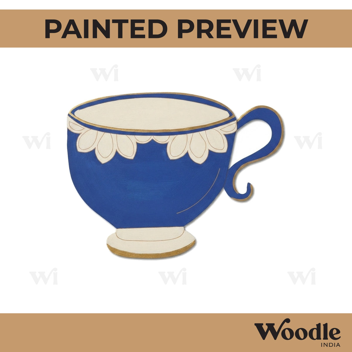 Cup Pre Marked MDF Design 4