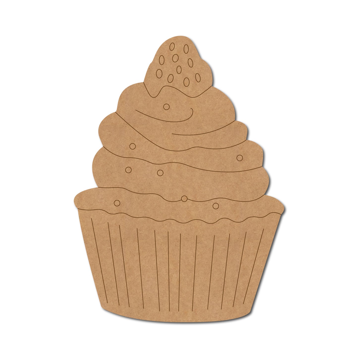 Cupcake Pre Marked MDF Design 2