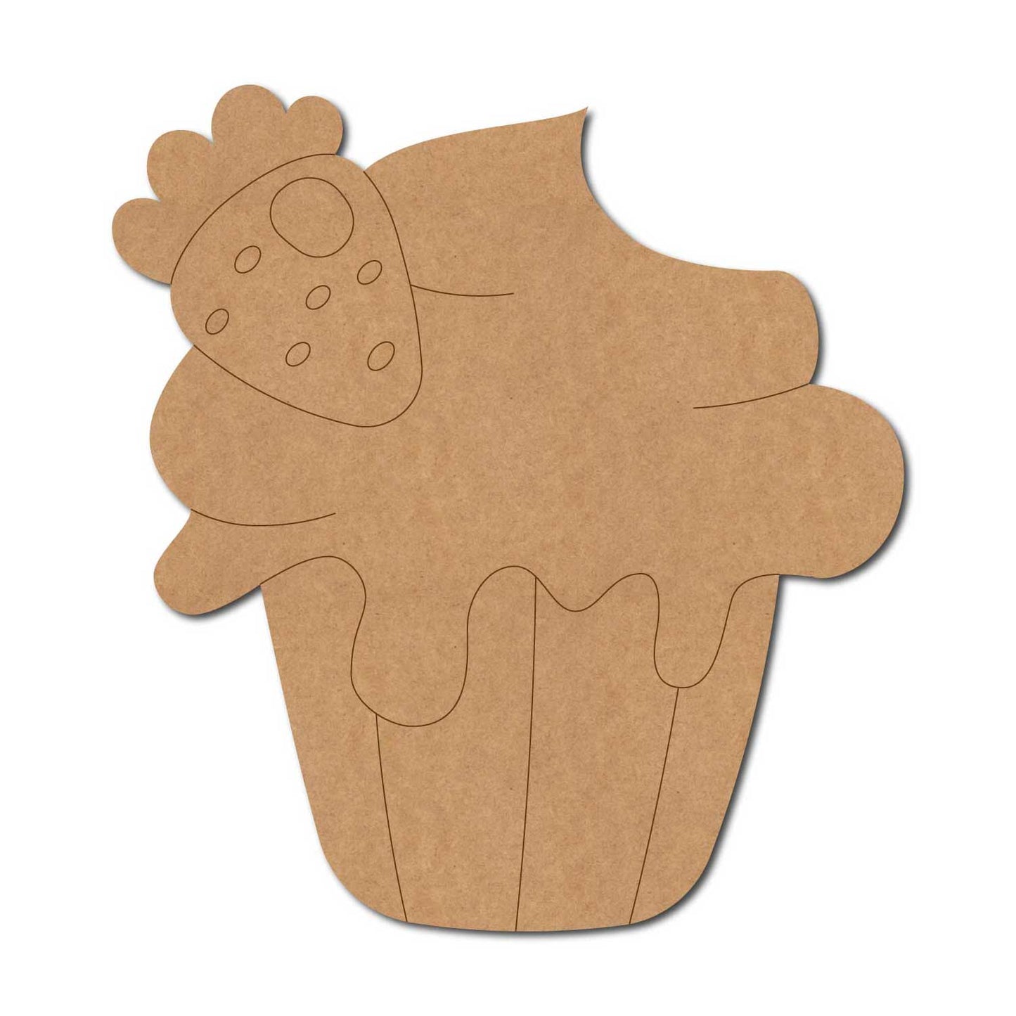 Cupcake Pre Marked MDF Design 4