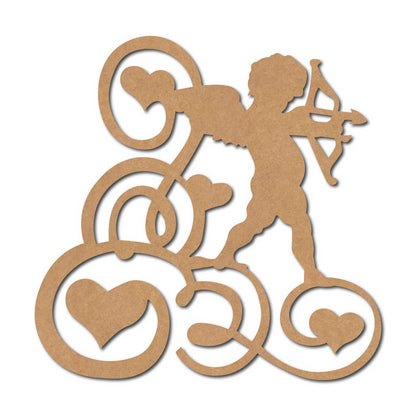 Cupid Cutout MDF Design 1