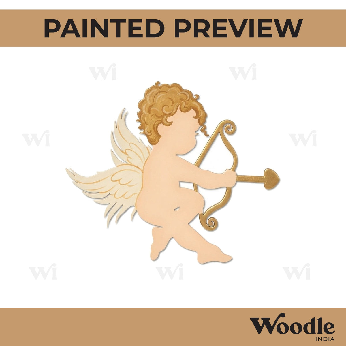 Cupid Cutout MDF Design 3
