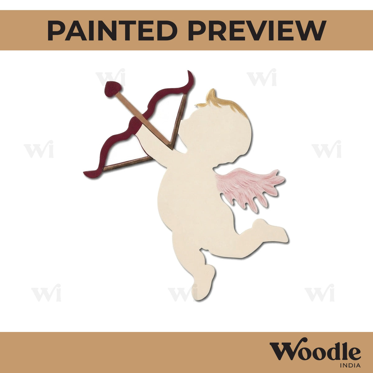 Cupid Cutout MDF Design 4