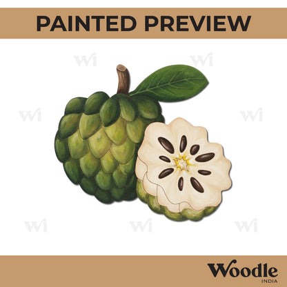 Custard Apple Pre Marked MDF Design 1