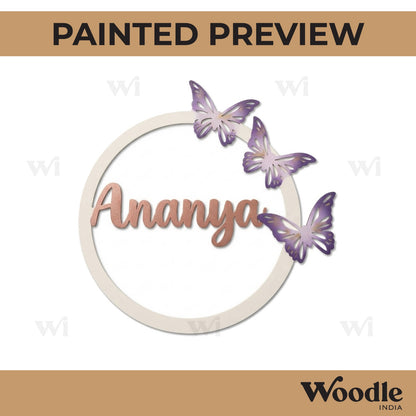 Customized Butterfly Cutout MDF Design 1