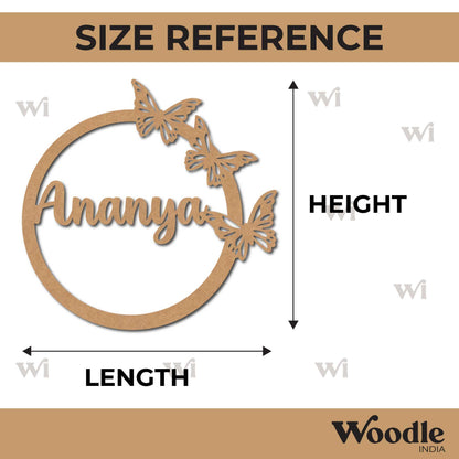 Customized Butterfly Cutout MDF Design 1