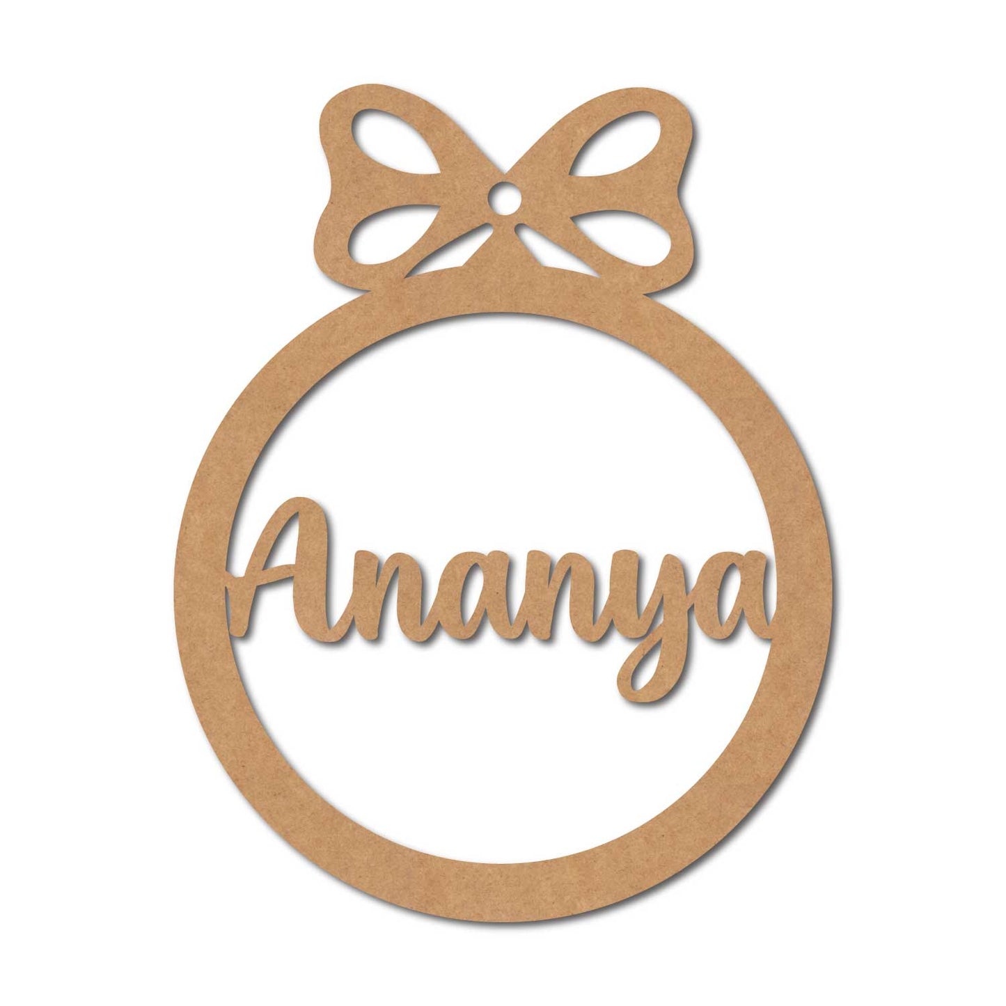 Customized Christmas Ornament MDF Design 1