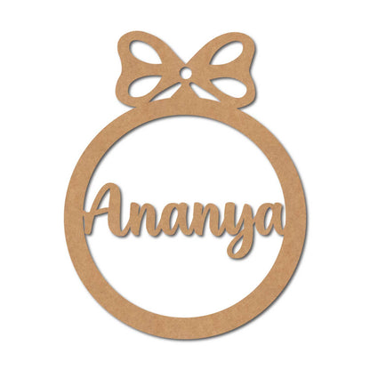 Customized Christmas Ornament MDF Design 1