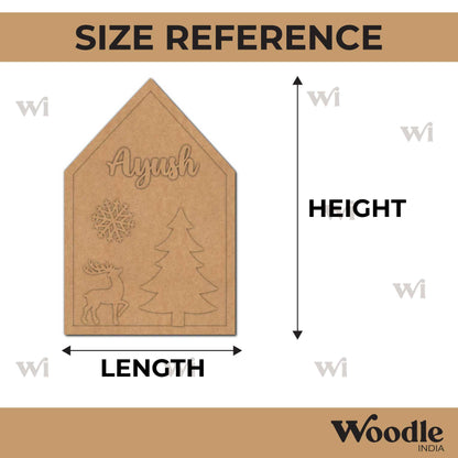 Customized Christmas Theme Base MDF Design 1