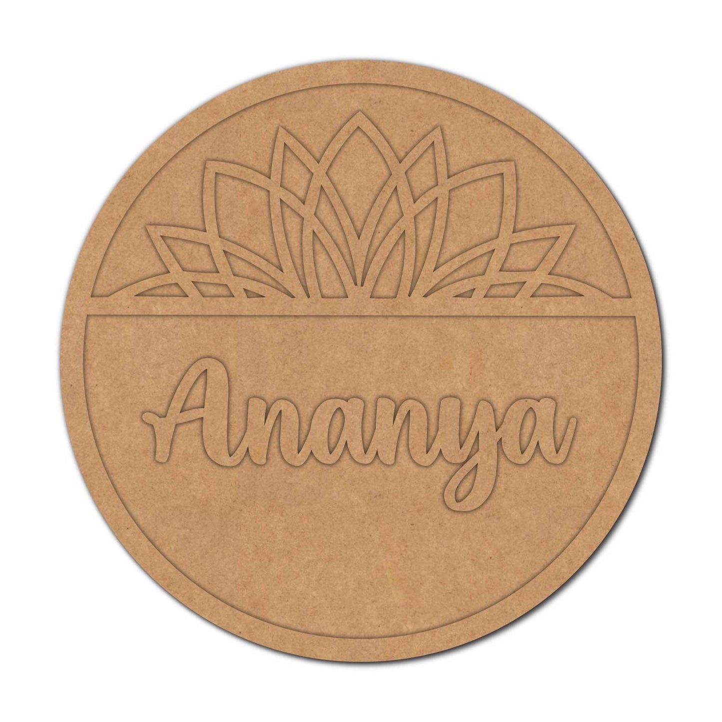 Customized Mandala Two Layered Base MDF Design 1