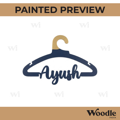 Customized Name Hanger Cutout MDF Design 1