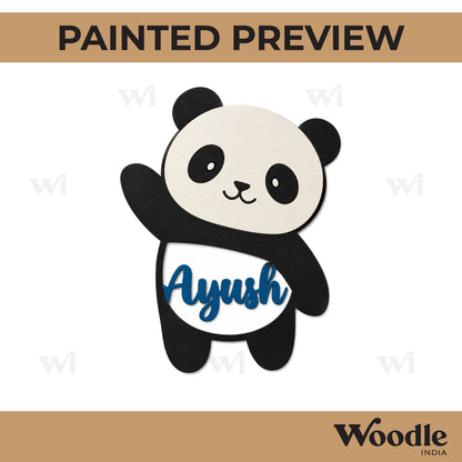 Customized Panda Pre Marked MDF Design 1