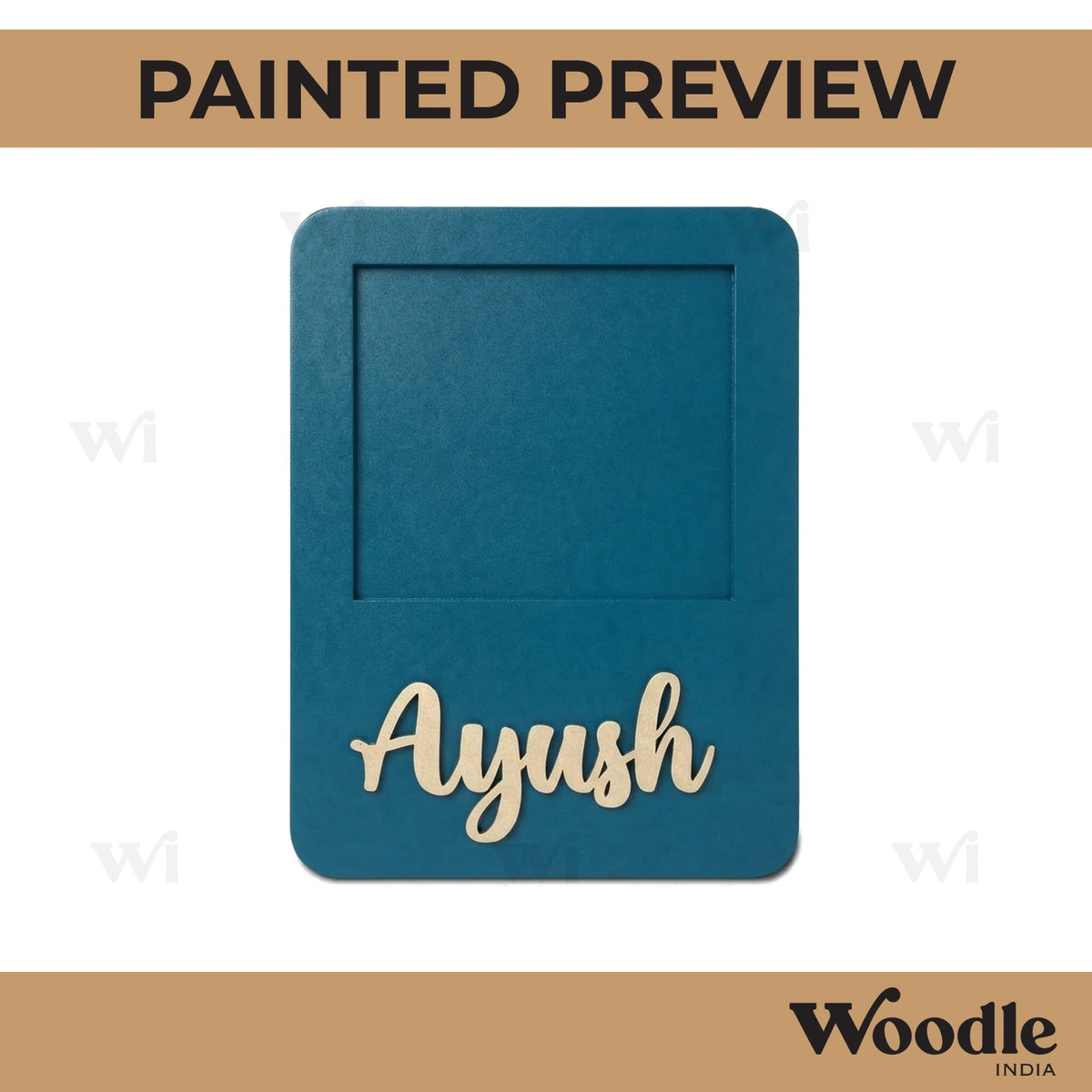 Customized Three Layered Photo Magnet MDF Design 1