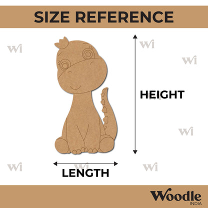 Cute Dinosaur Pre Marked MDF Design 1